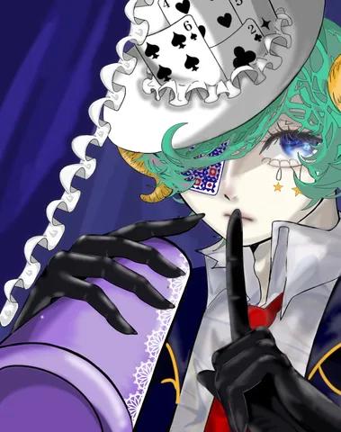 カードと謎めく微笑み
