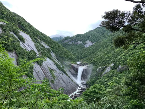 緑深き渓谷、白糸の滝