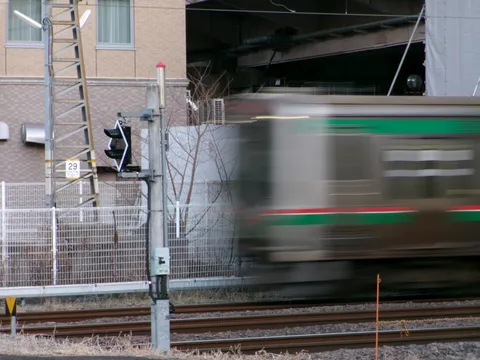 疾走する列車の残像
