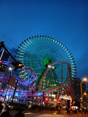 夜空を彩る光の遊園地