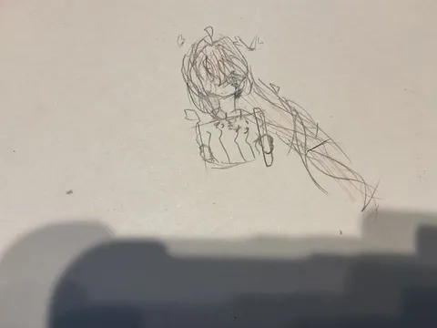 鉛筆が描く、儚い線画の世界