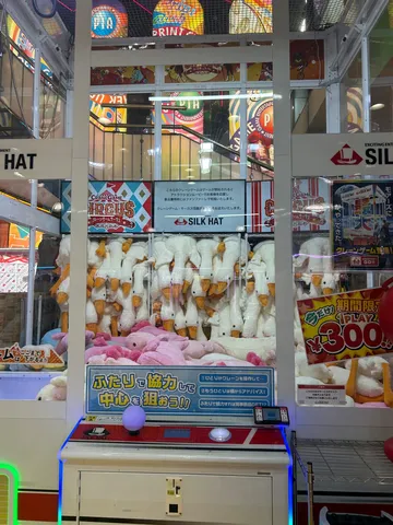アヒルたちのにぎわいクレーンゲーム