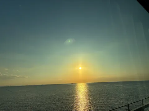 春の夕焼け