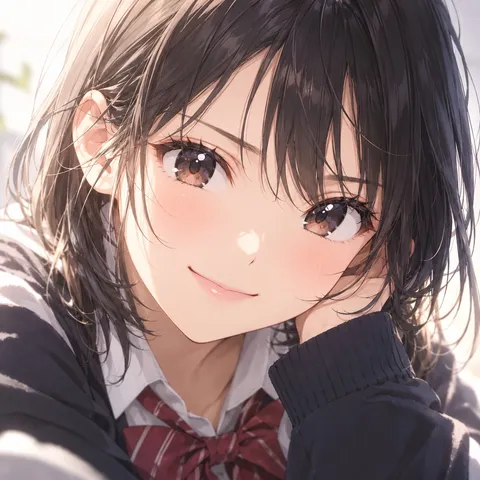 光と微笑みの午後