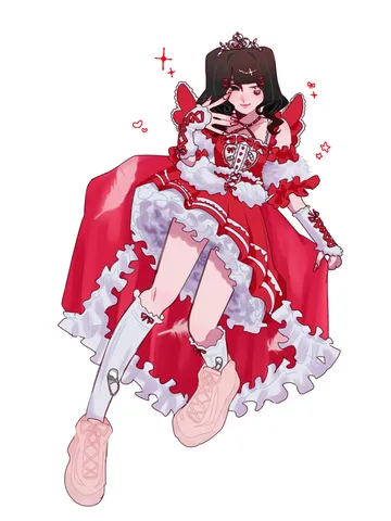 赤を纏うドールの輝き