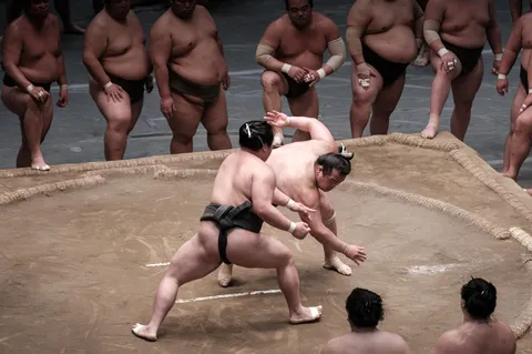 土俵に舞う力士たちの魂