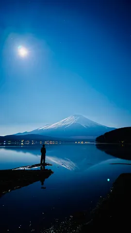 月夜の絶景独り占め？