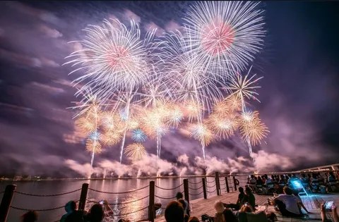 夜空を埋め尽くす光の祭典