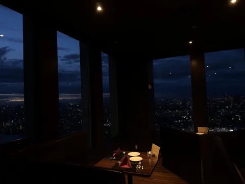 夜景を望む大人の隠れ家レストラン