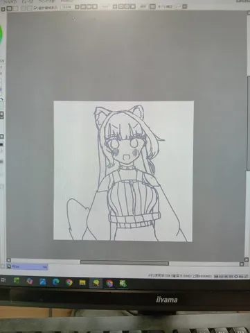 AIが描く？アニメ風キャラ
