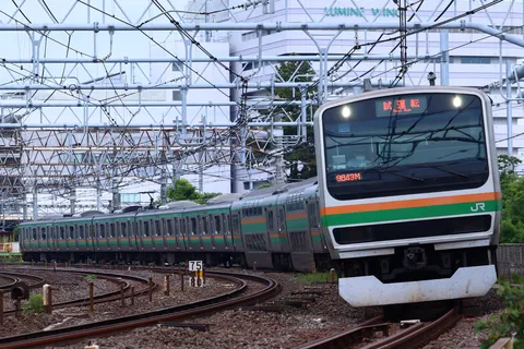 街を駆ける試運転