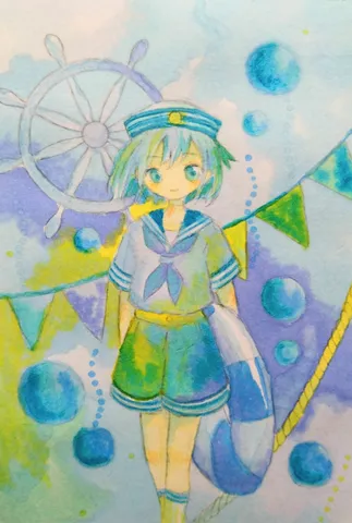 夏色セーラーと海中散歩