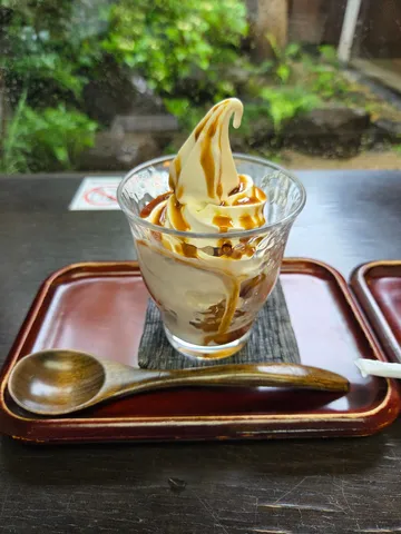 とろけるソフトと癒しの景色