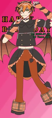 ハロウィン風バニーガールの誕生日