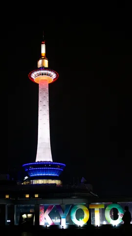 京都の夜、光の共演