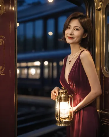 夜汽車とランプの旅人