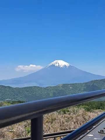 雪化粧の富士山、悠久の眺め
