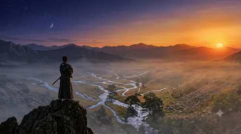 刻が溶け合う絶景