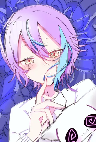 指先の秘密と蒼い花