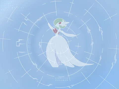 淡青に舞う幻想の輪