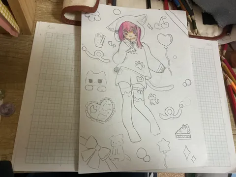 猫耳の少女とふわり世界
