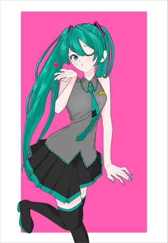 ウインクで心を掴む、みく！