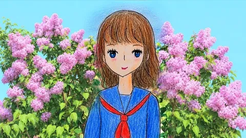 新緑の季節、憧れのまなざし