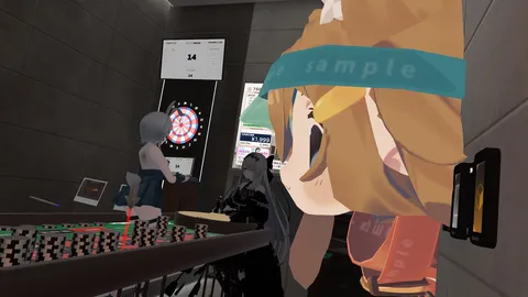 仮想空間のダーツ＆ポーカーナイト