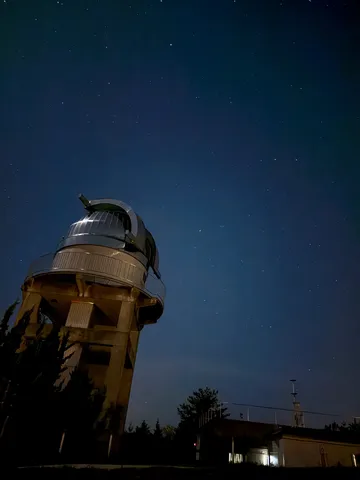 天体観測所の夜空満喫