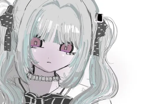 静かな空気を切り取る髪色