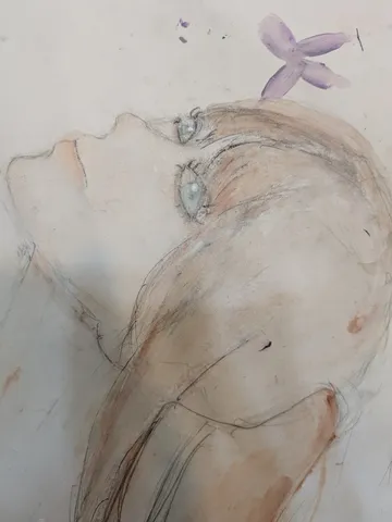 俯瞰する瞳と、空想の小花