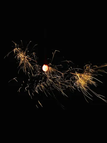 夜空に咲く光の花