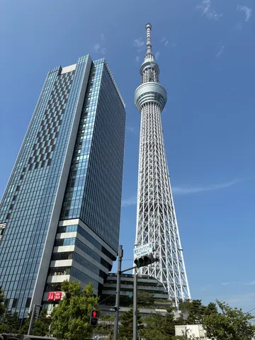 摩天楼と空への道