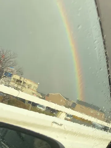 雨上がりの希望、虹の道