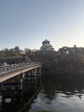 大阪城と極楽橋
