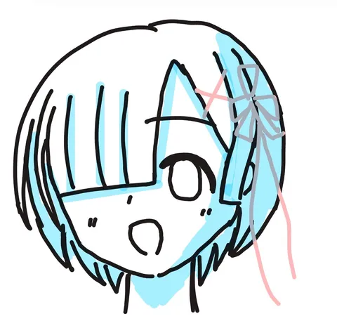 水色の夢、リボンのかけら