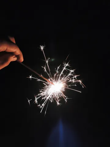 夜空に咲く光の花