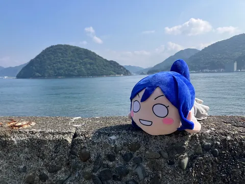 海辺のぬいぐるみの休日