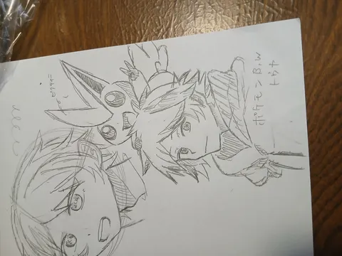 ポケモンBWの落書き