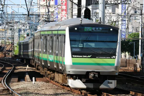 横浜線を駆ける都市の風景