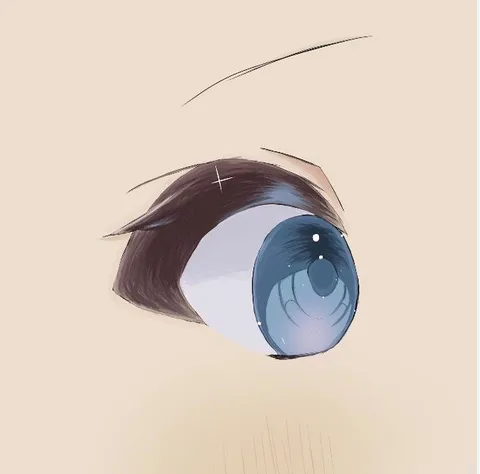 瞳に宿る光と風の印象