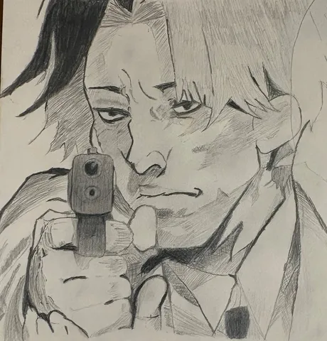 緊迫感あふれる銃口のクローズアップ