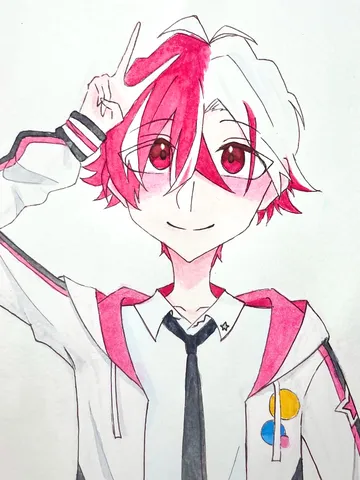 二色の髪がチャームポイント