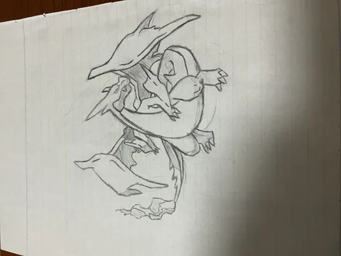 戯れる竜たち