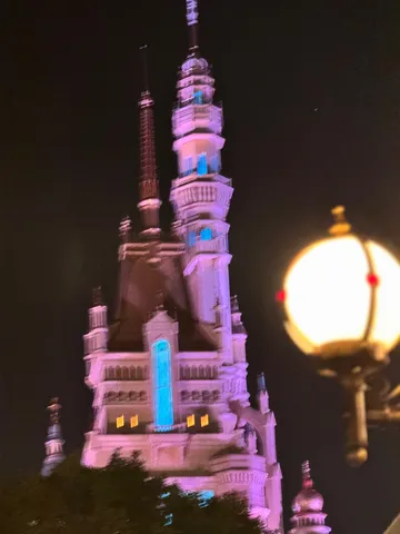 夜を彩る塔の幻影