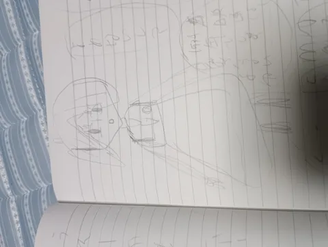 会話が弾む、落書きタイム