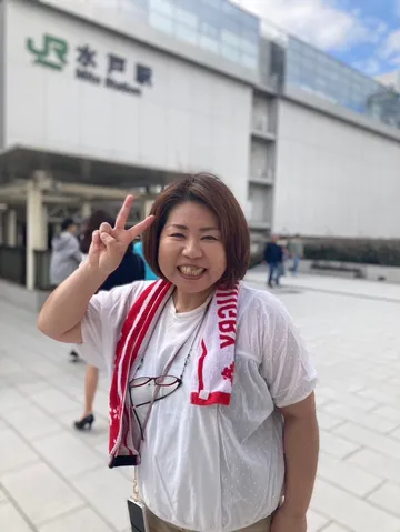 旅の始まり、元気な笑顔
