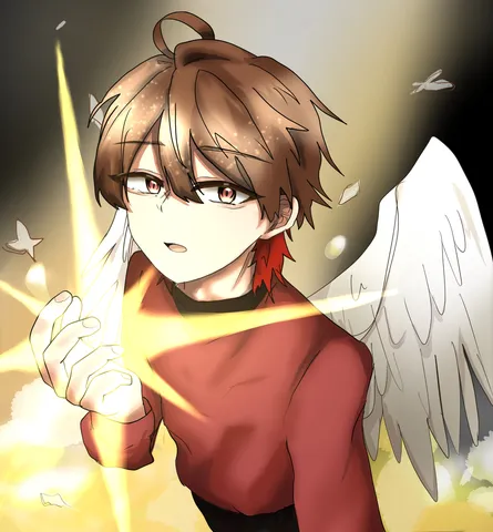 天使の悪戯？光を操る少年