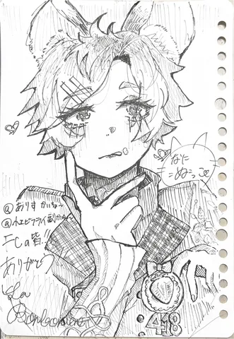 落書き帳に宿る、猫耳キャラの憂鬱