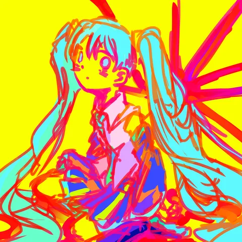 サイケデリックに弾ける色彩